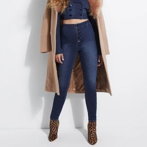 NWT GUESS super high rise jeans | 28